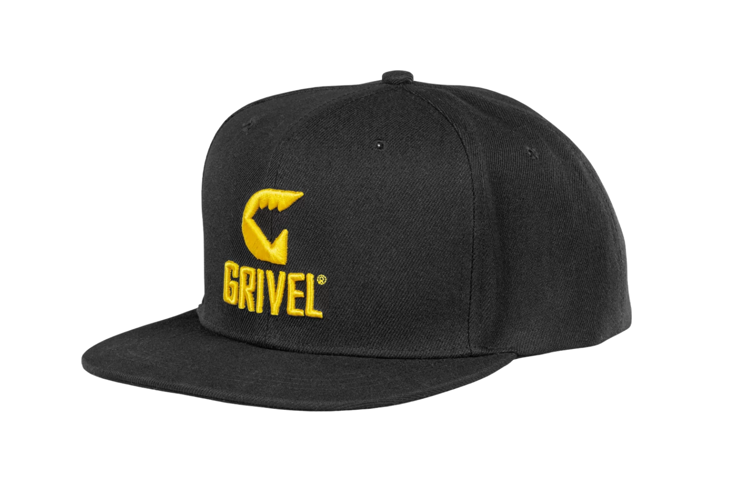 Grivel Snapback Cap Logo Black 3 Grivel Snapback Cap Logo Black